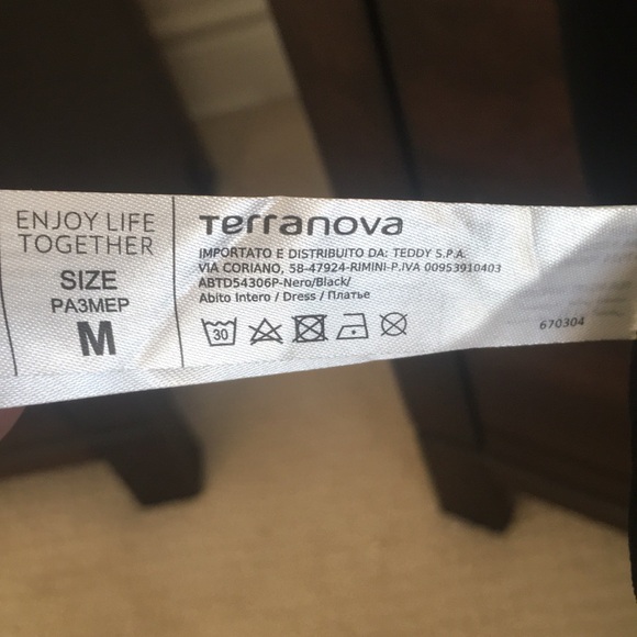 NWT “Enjoy Life Together" Dress - Size M - Black - Stretchy and Stylish! - Picture 10 of 10